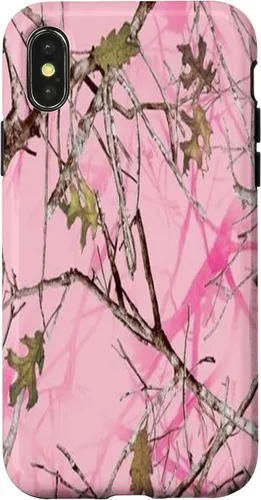 Vista 5 de Funda para iPhone 11 Pro Max con diseño de cazador de patos, color rosa