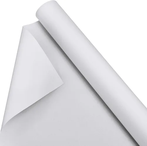Vista 10 de Kinlop - Rollo de lienzo de algodón blanco de 12 pulgadas x 15 pies con doble imprimado para pintura al óleo y acrílica