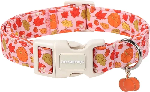 Vista 55 de DOGWONG Collar de perro de San Valentín, collar de perro con estampado de corazones para perros grandes, lindos collares de primavera, hembra