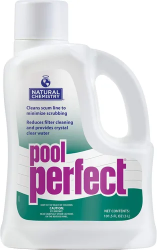 Vista 6 de Natural Chemistry Pool Perfect, 2 L, 1 paquete, limpiador de piscina para eliminar contaminantes, desechos y otros residuos
