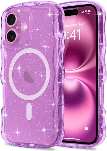 Vista 10 de Pepmune Funda magnética para iPhone 17 Pro Max, color rosa