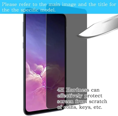 Vista 2 de Protector de pantalla de privacidad para reloj inteligente Viovy M4 Smartwatch antiespía vidrio no templado