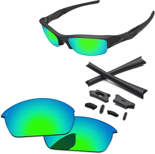 Vista 45 de Lentes de repuesto para gafas de sol Oakley Flak Jacket OO9008 2.480 in 24K dorado