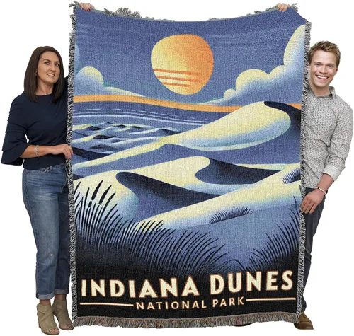 Vista 24 de Pure Country Weavers Manta del Parque Nacional Acadia, manta de tapiz de algodón para regalo, fabricada en los Estados Unidos, 72 x 54 pulgadas