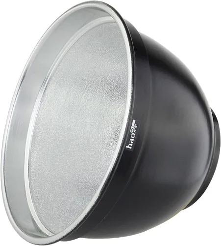 Vista 2 de Haoge 7 "estándar reflector difusor lámpara pantalla plato para Balcar Alienbees Alienbees Paul C Buff Einstein White Lightning Studio luz
