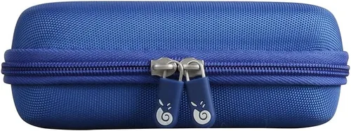 Vista 5 de Hermitshell Estuche de viaje para EASEGMER Kids Handheld Game Reproductor de videojuegos portátil (azul)