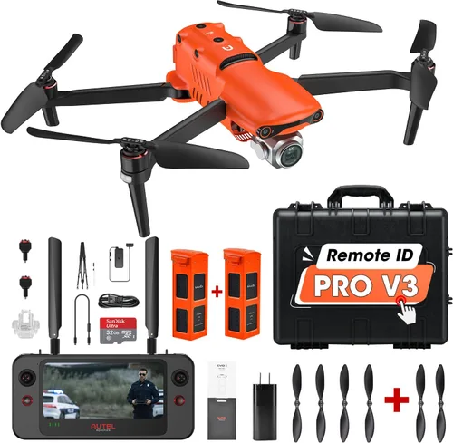 Vista 10 de Autel Robotics EVO 2 Pro V3: 2025 Son-y 1" CMOS y video HDR 6K, algoritmo de luz de luna 2.0, ISO máximo 44000, DNG de 12 bits, controlador