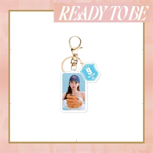 Vista 2 de Llavero Kpop TWICE READY TO BE Album Llavero Acrílico Colgante Accesorios Colección Regalo Jeongyeon MOMO Sana Jihyo Mina