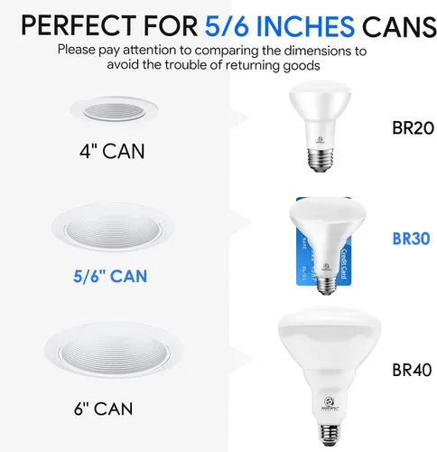 Vista 2 de Energetic 2PK BR30 - Bombilla LED de inundación para interiores