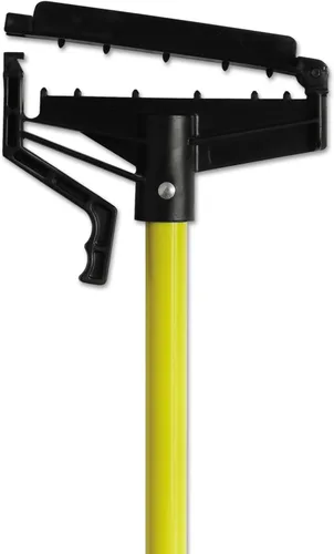 Vista 3 de O-Cedar Commercial CB965166 Mango de trapeador de cambio rápido, 60 pulgadas, fibra de vidrio, amarillo (caja de 6)