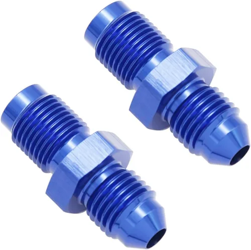 Vista 10 de Adaptador de ajuste de tubo de aluminio -4AN AN4 macho acampanado a rosca macho de 5/8 x 18 con asiento invertido, conector acampanado invertido