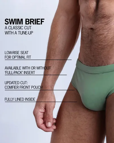 Vista 3 de Bang Men's Swimwear - Swim Brief - Premium Swimsuit wRemovable Pouch