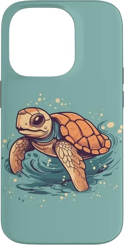 Vista 17 de Funda para iPhone SE (2020) / 7 / 8 Cute Kawaii Sea Turtle in the Ocean