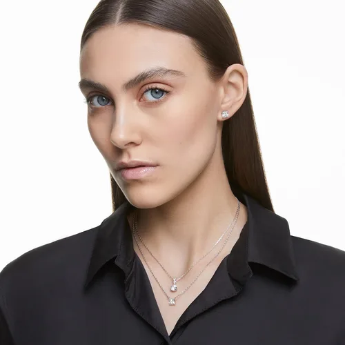 Vista 5 de Colección de joyas de collar y aretes de cristal Swarovski, Cristal, cristal