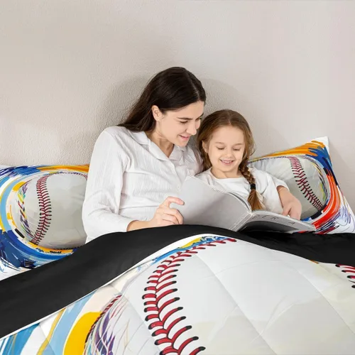 Vista 80 de Juego de ropa de cama de baloncesto para niños y adolescentes, juego de edredón deportivo para niños, tamaño matrimonial, suave, ligero, decoración