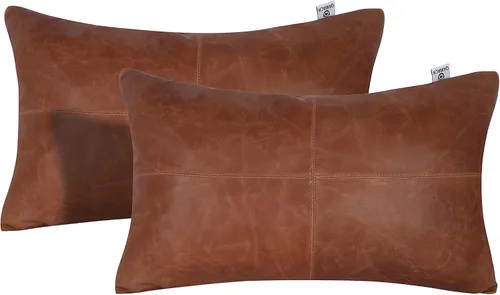 Vista 33 de Funda de almohada rectangular de piel de cordero – Funda de cojín para sofá – Fundas decorativas para sala de estar y dormitorio, caja negra