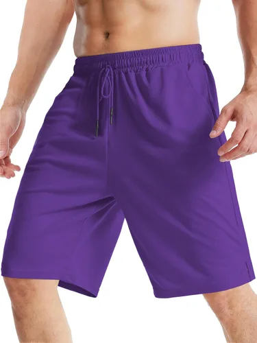 Vista 38 de Aolesy Pantalones cortos de gimnasio para hombre con forro de 5, 7, 9 pulgadas, ligeros, pantalones cortos de malla para entrenamiento, atléticos