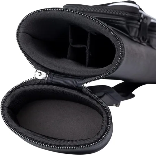 Vista 4 de Action ACL22 - Estuche para taco de piscina de encaje duro de 2 x 2 Negro con encaje rosa