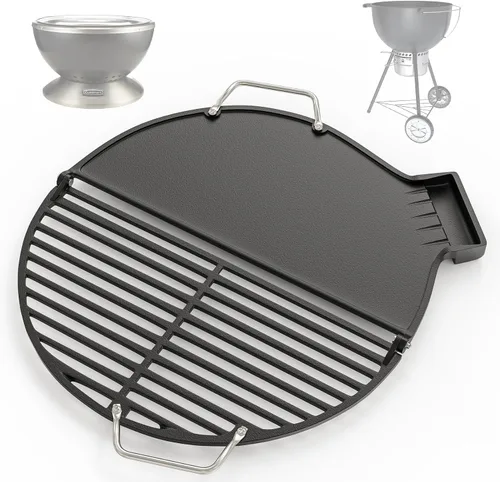 Vista 9 de SafBbcue Piezas de recambio mate de la plancha del hierro fundido para Charbroil infrarrojo comercial 463242715 463242716 463234413 463234614