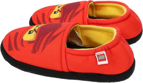 Vista 5 de LEGO Ninjago Boys 2 Piece Cotton Pajamas with Slippers