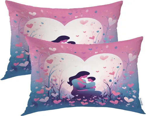 Vista 92 de Batmerry Fundas de almohada de bosque de arce otoñal, casas de sillas de madera, hojas amarillas, fundas de almohada decorativas, impresión digital