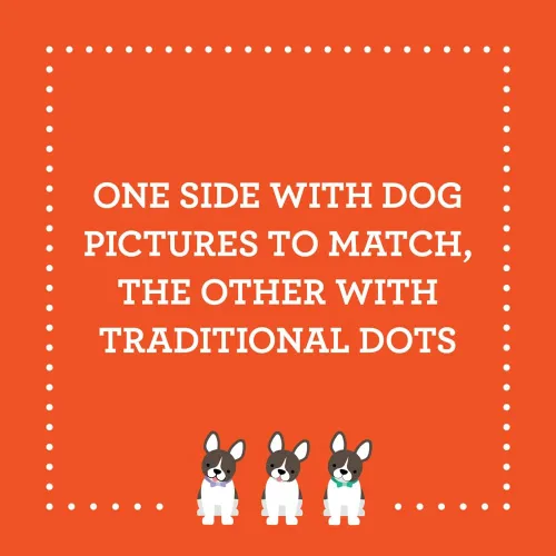 Vista 8 de Game Spot the Difference Dominoes Doggies