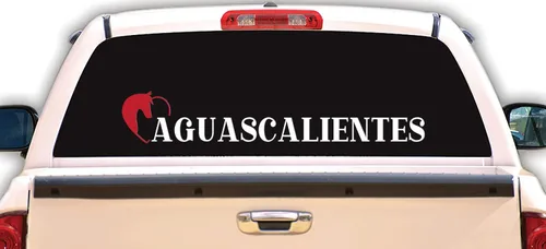 Vista 3 de Calcomanías occidentales de Aguascalientes México, para Trocas Calcomanias para Autos, calcomanías mexicanas para camiones y autos, estilo ranchero