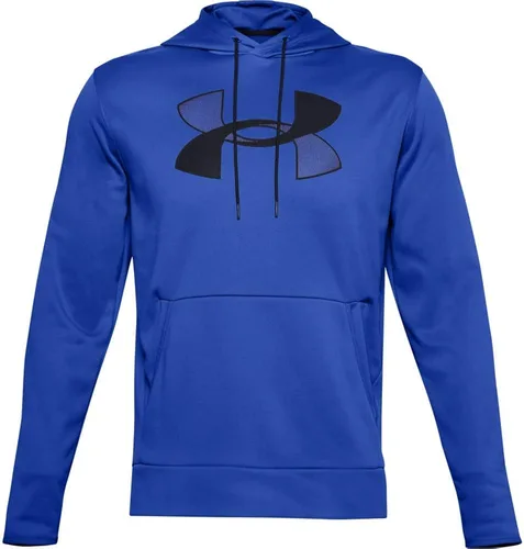 Vista 5 de Under Armour - Sudadera de polar con capucha para hombre con logotipo grande