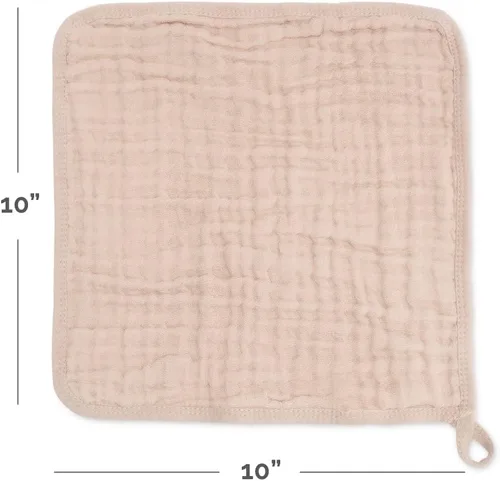 Vista 7 de Comfy Cubs Mantas envolventes para bebé, niña, niño y bebé, toallas de muselina de algodón para bebé