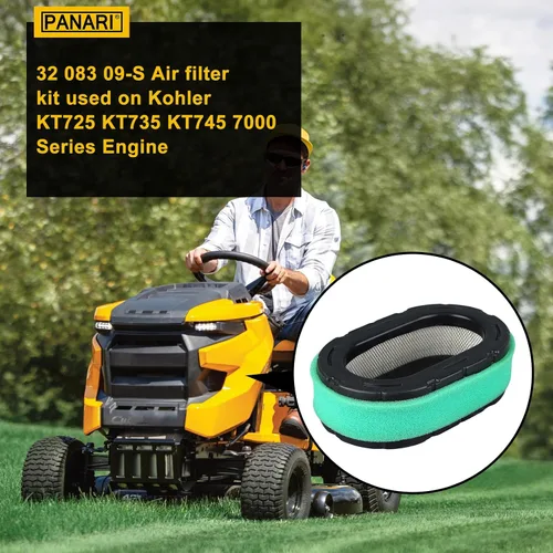 Vista 2 de Kit de mantenimiento Panari Serie 7000 Filtro de aire 32 083 09-S para Kohler KT715 KT725 KT730 KT735 KT740 KT745 KT610 KT620 19HP-26HP Motor Cub