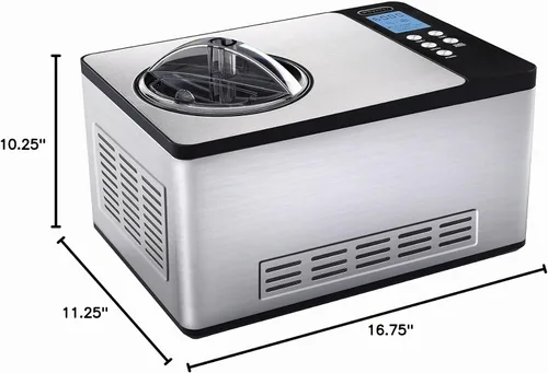 Vista 6 de Whynter - Máquina para helados, acero inoxidable
