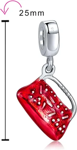 Vista 3 de Fashionista - Juego de abalorios para vestido de noche negro, bolsa de compras, zapatos de tacón alto de cristal para mujeres, adolescentes, plata