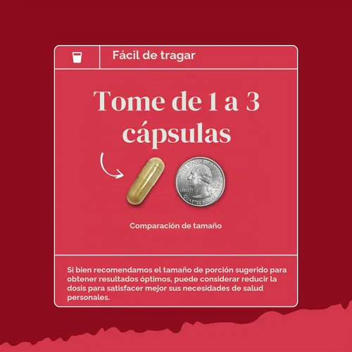 Vista 5 de Cápsulas de extracto de granada Suplemento antioxidante – Cápsulas de granada natural para la salud del corazón, apoyo articular y entrenamiento