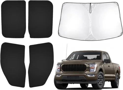 Vista 133 de T TGBROS Parasol para parabrisas para BMW X1 F48 2016 2017 2018 2019 2020 2021 2022 para ventana de automóvil, con bloqueo UV grueso y opaca