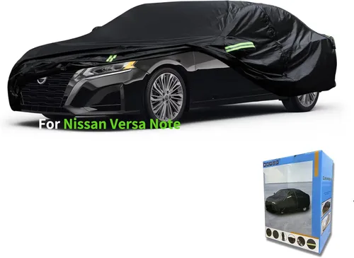 Vista 26 de Funda para automóvil con ajuste personalizado para NIS-san, funda de automóvil de 7 capas impermeable para todo tipo de clima, cubierta completa