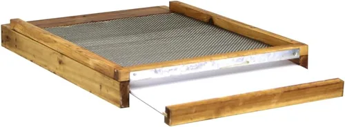 Vista 2 de Tablero inferior con revestimiento de cera de 10 marcos con reductor de entrada Compatible con Hoover Hives® Langstroth