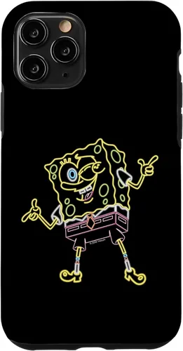 Vista 29 de Spongebob Squarepants Carcasa Neon Line Art para iPhone 17