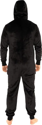 Vista 5 de DC Comics Pijama de Batman para hombre Mameluco para adultos Tallas S a XXL