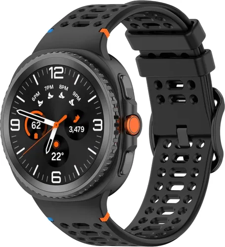 Vista 2 de Paquete de 3 correas compatibles con Samsung Galaxy Watch 8 Classic de 1.811 pulgadas, Watch 8 de 1.575 pulgadas/1.732 pulgadas, correa deportiva