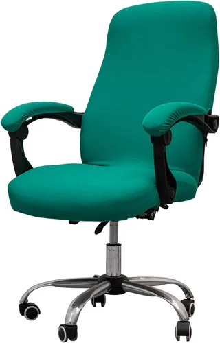 Vista 27 de Melaluxe Funda para silla de oficina con fundas para brazos - Funda elástica universal para silla de escritorio, fundas para silla de computadora