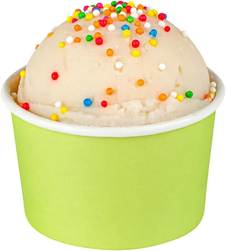 Vista 18 de Restaurantware Coppetta - Vasos de postre de 3 onzas, 50 tazas desechables para helado, tapas se venden por separado, cuencos de papel a cuadros