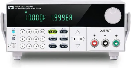 Vista 9 de ITECH 600W/10A/150V Fuente de alimentación programable de CC de amplio rango IT6953A, fuente de alimentación de laboratorio variable, conmutación