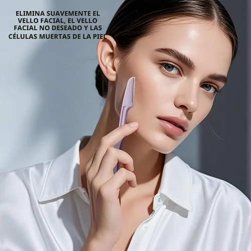 Vista 7 de SWEET VIEW - Kit de maquinilla de afeitar Dermaplan de 48 piezas para mujer cara y cejas