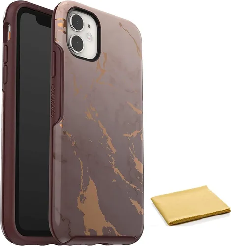 Vista 10 de Funda OtterBox Symmetry Series para iPhone 11 e iPhone XR (Solamente) - con Paño de Limpieza - Embalaje No Minorista - Rosa Encantado