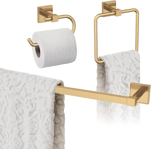 Vista 16 de Amerock Níquel cepillado Appoint 5 piezas Juego de accesorios de baño