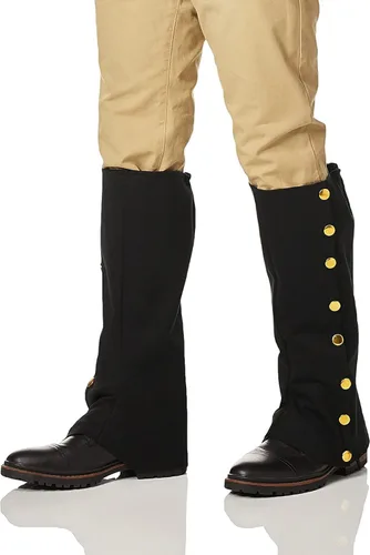 Vista 4 de Forum Novelties Accesorio de disfraz Steampunk de gamuza para hombre, Negro