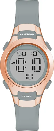 Vista 27 de Armitron Sport 45/7012 - Reloj cronógrafo digital para mujer con correa de resina