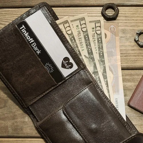 Vista 12 de YODOCAMP Tarjeta de billetera con texto en inglés "Thank You Dad", tarjeta de cartera grabada para mi papá de hija e hijo, cumpleaños, día