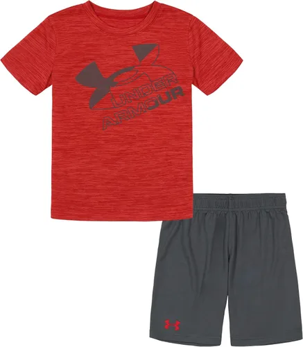 Vista 87 de Under Armour baby-girls Ua Terrazzo Leopard Heart SetShort Set