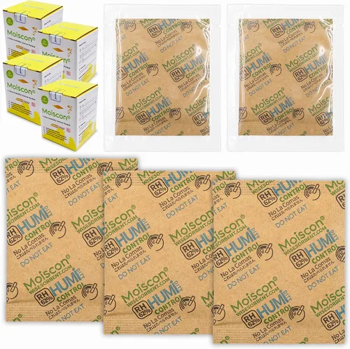 Vista 19 de Wisesorb Paquetes de control de humedad bidireccionales 49% para guitarras e instrumentos de madera - Absorbentes de humedad de 70g